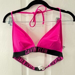 Calvin Klein Hot Pink Bikini Top